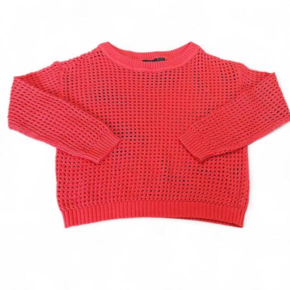 RDI Open Knit Coral Sweater (XS) - Picture 1 of 5